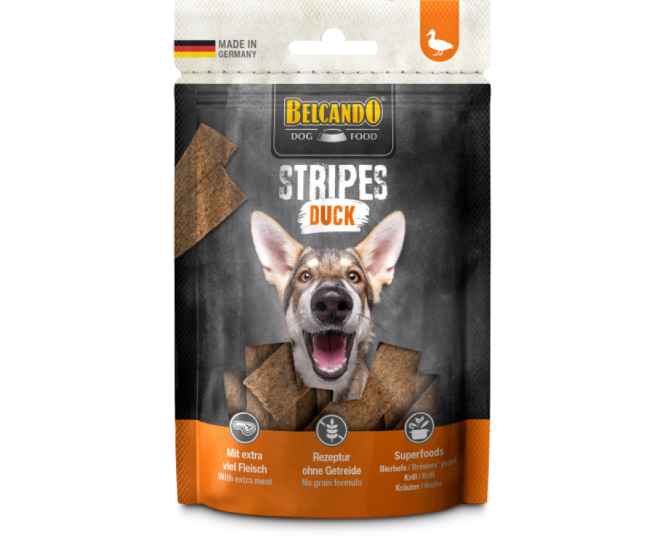 BELCANDO Stripes Leckerli für Hunde - 5 Geschmacksrichtungen zur Auswahl