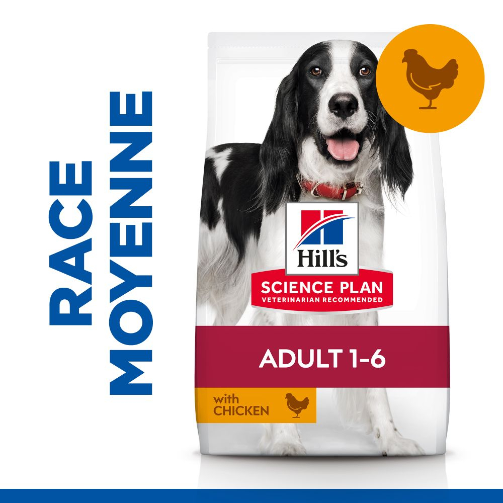 HILL'S Science Plan Canine Adult Medium Ração seca para cão de médio porte