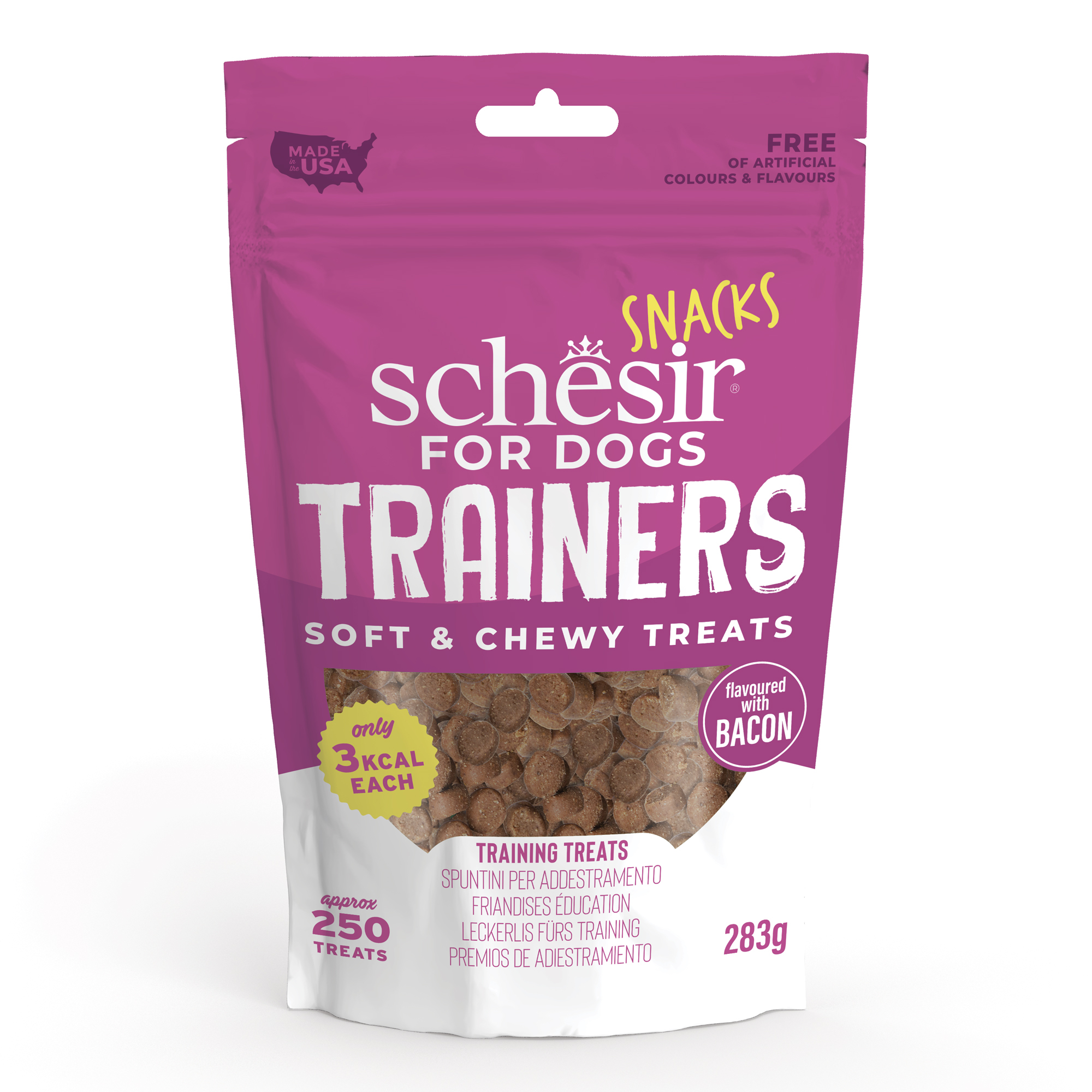 SCHESIR trainingsnacks met speksmaak