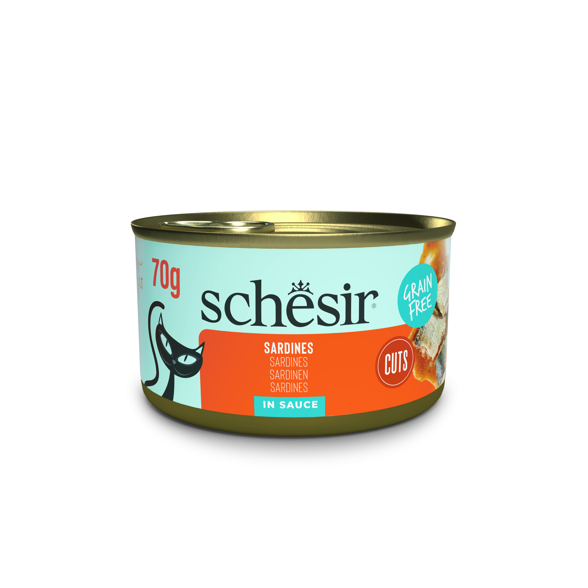 SCHESIR Grill Pâté Stückchen von Sardinen