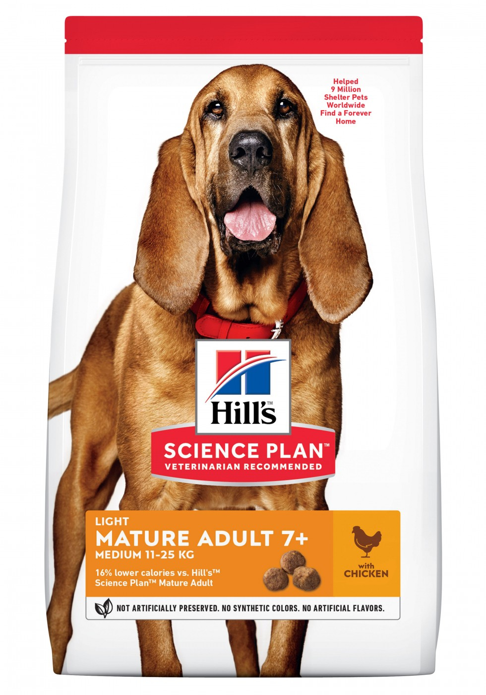 HILL'S Science Plan Mature Adult 7+ Light Medium ração seca para cão idoso