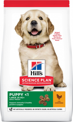 HILL'S Science Plan Canine Puppy Large Breed pour chiot de grande taille au poulet