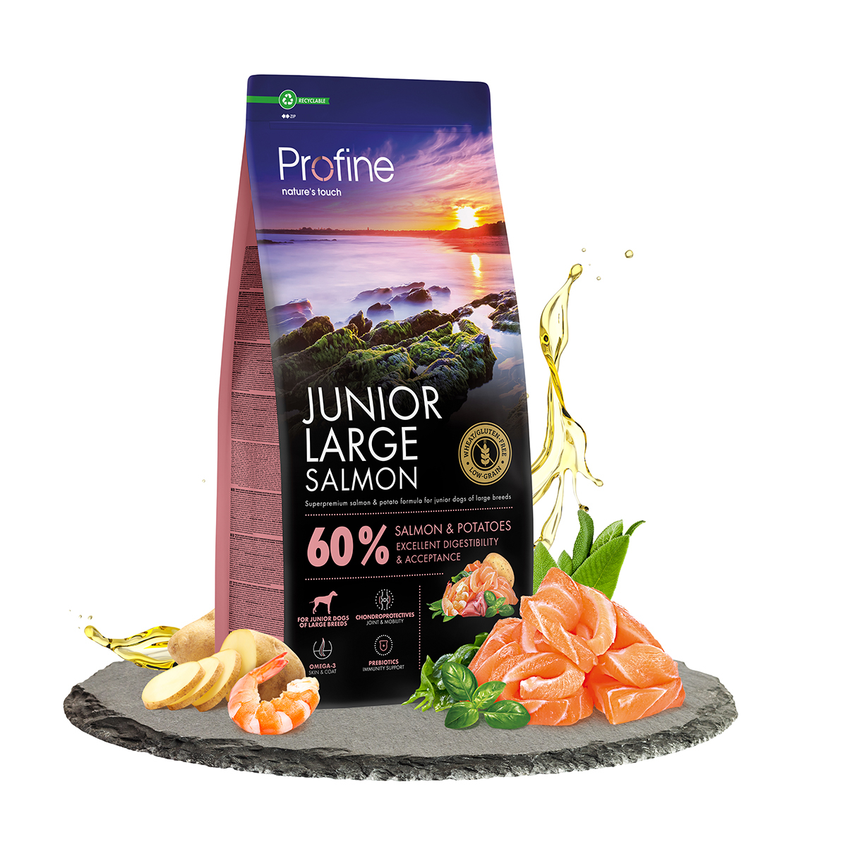 Profine Junior Large Breed Salmon für Welpen großer Rassen