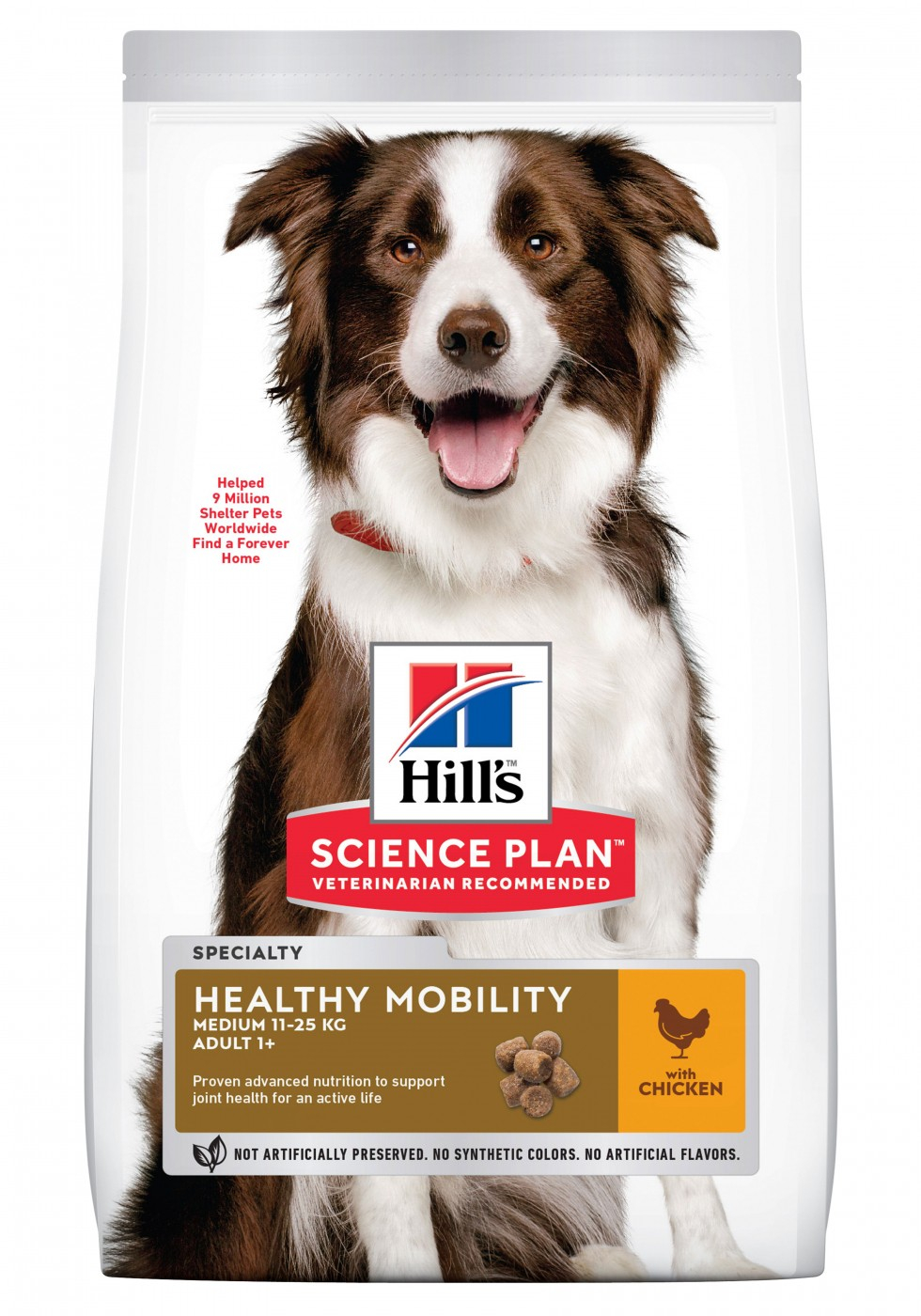 HILL'S Science Plan Adult Healthy Mobility pour chien adulte de taille moyenne