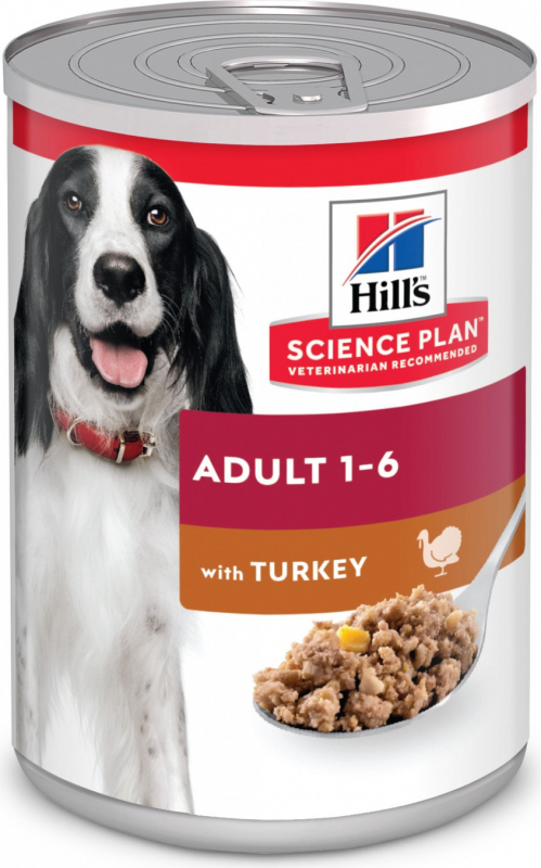 Pâtée HILL'S Science Plan Adult à la Dinde pour chien adulte 