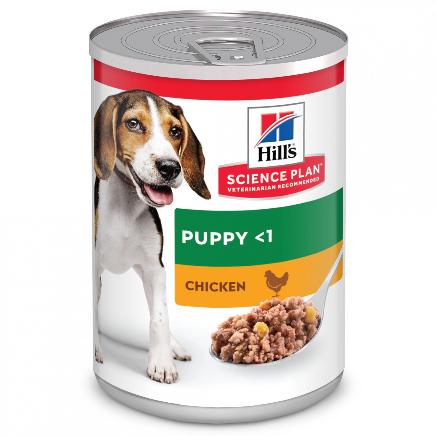 Natvoer in blik HILL'S Science Plan Puppy Savoury rijk aan kip, voor puppy's