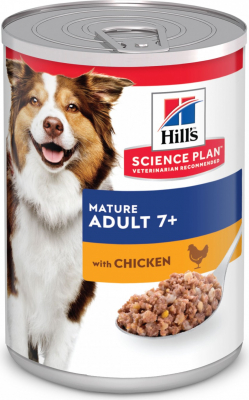 Pâtée HILL'S Science Plan Mature 7+ Poulet pour chien Senior