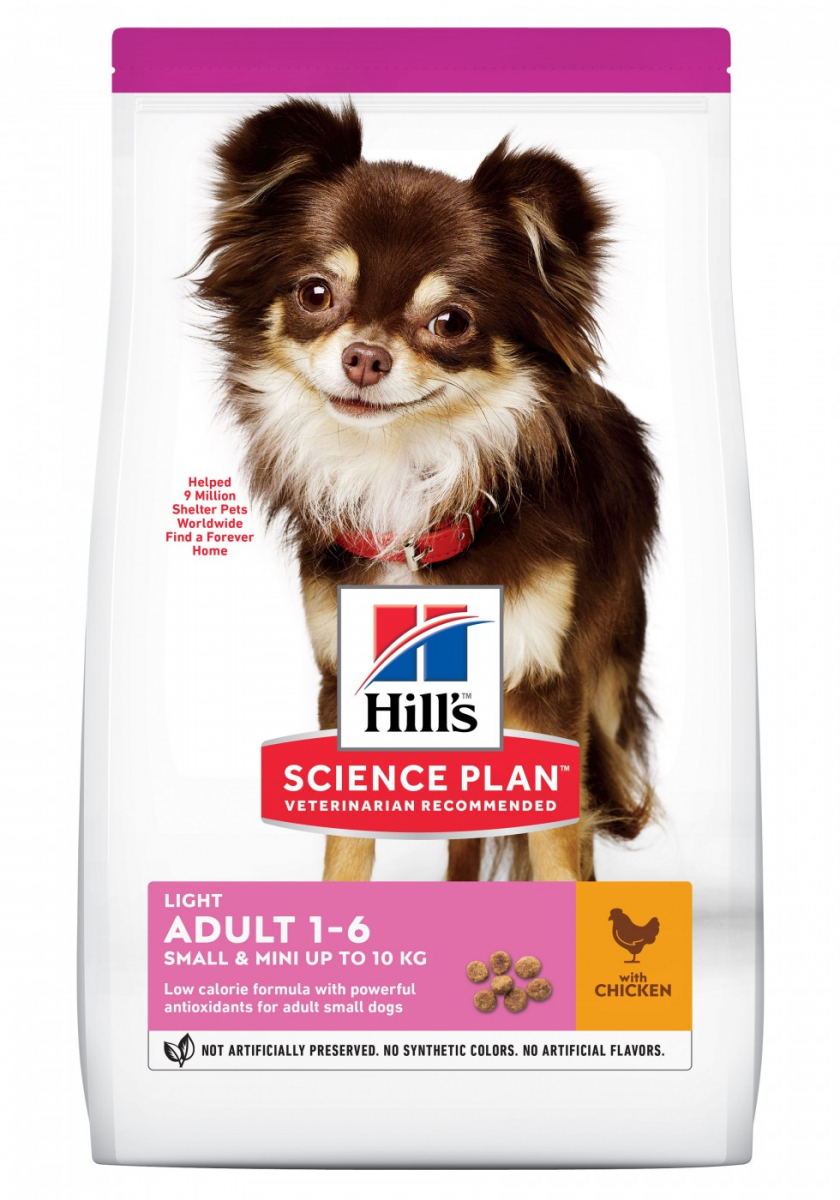 HILL'S Science Plan Canine Adult Light Small&Mini Poulet pour chien adulte de petite taille
