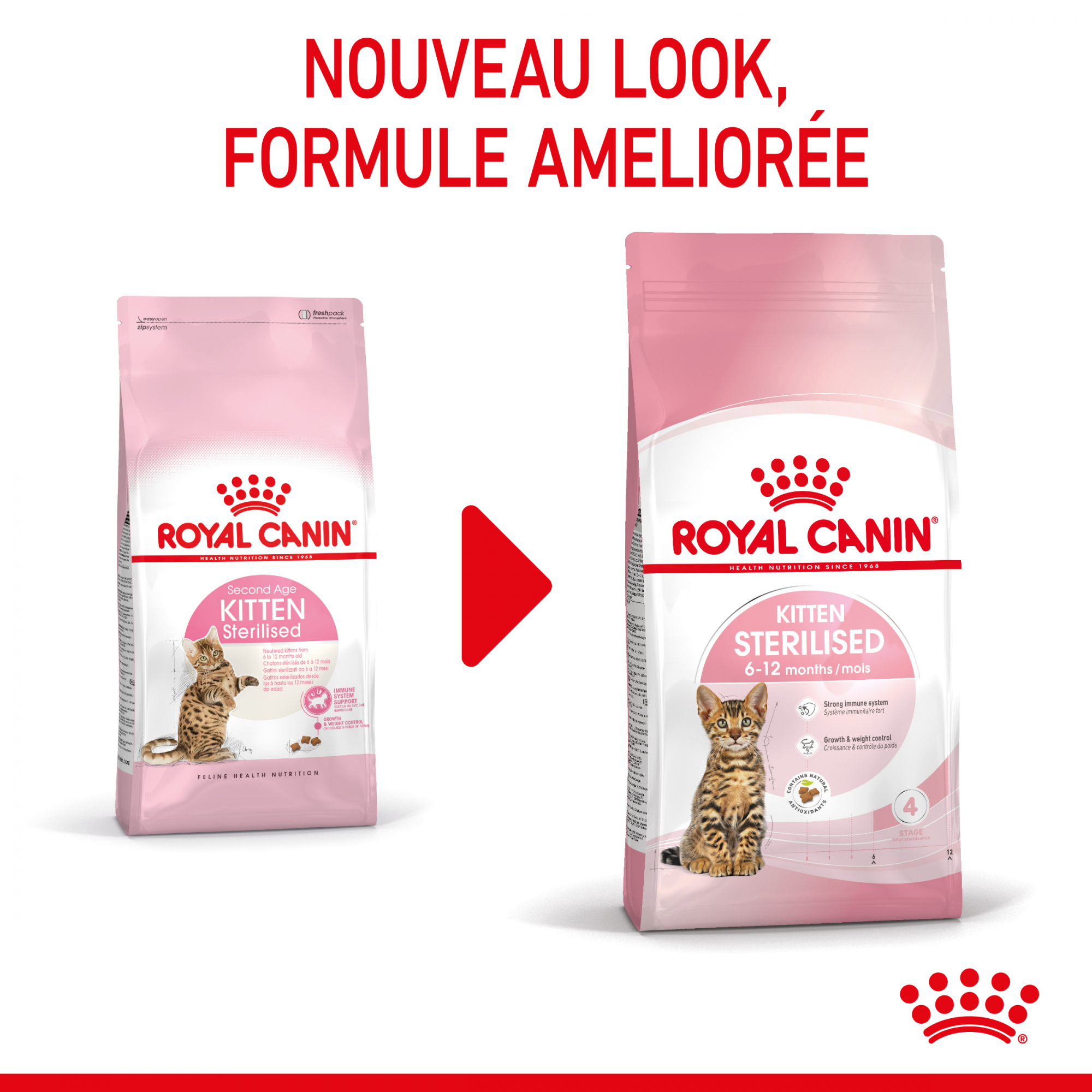 Royal Canin Kitten Sterilised Ração seca para gato de 6 até 12 meses