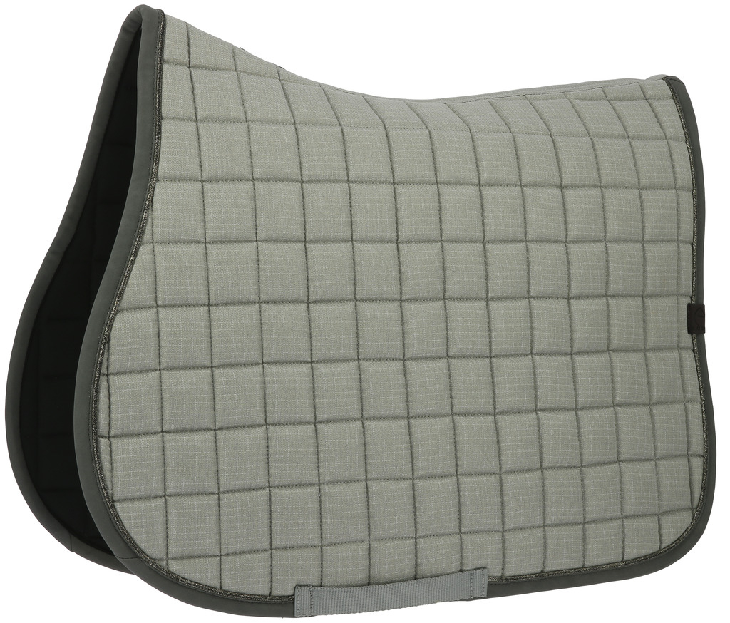 EQUITHEME Manta de silla Chic gris claro