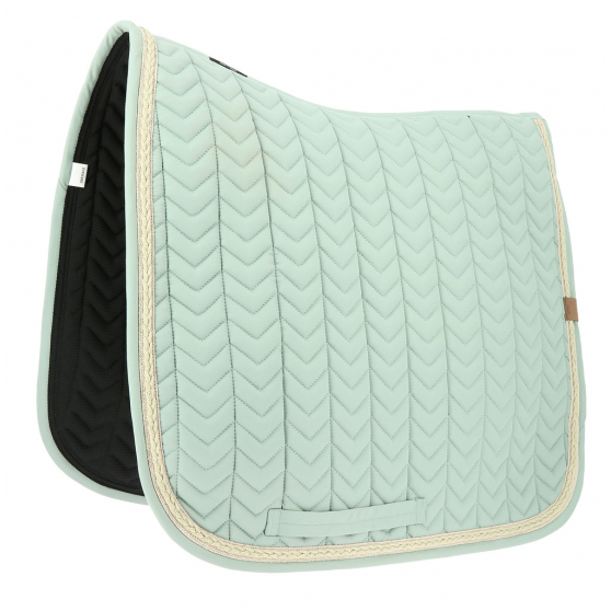 EQUITHEME Tapis de dressage Softy verde claro para cavalo