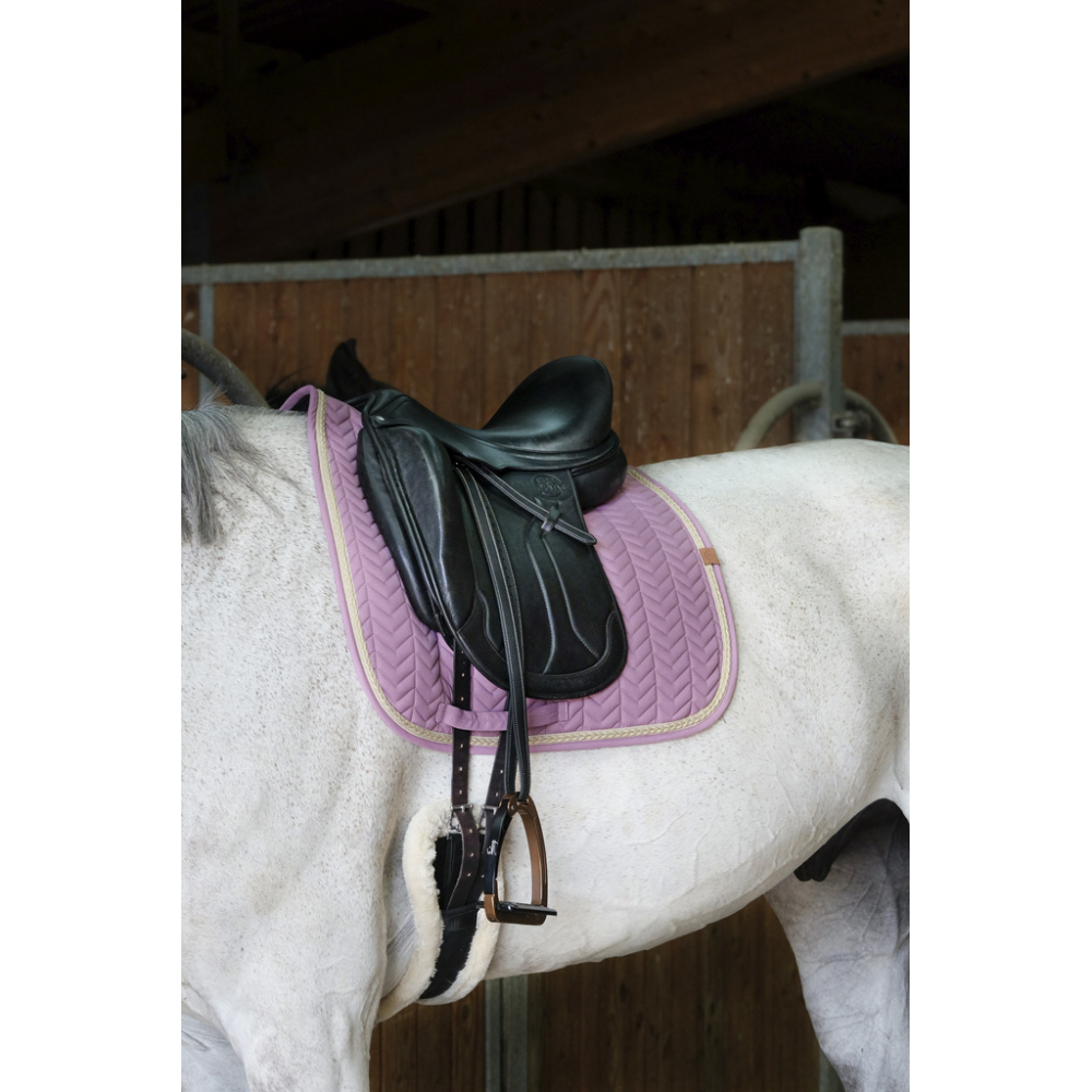 EQUITHEME Tapis de dressage Softy lavande pour cheval