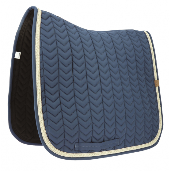 EQUITHEME Tapis de dressage Softy blauw petrol voor paard