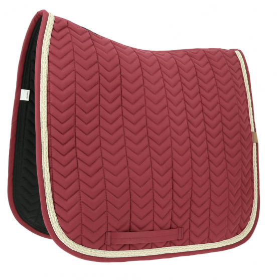 EqEQUITHEME Tapis de dressage Softy bordeaux para caballo