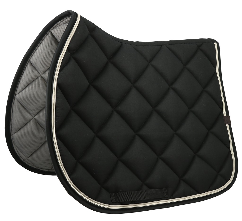 EQUITHEME Manta de montar mixta Classic negra para caballo