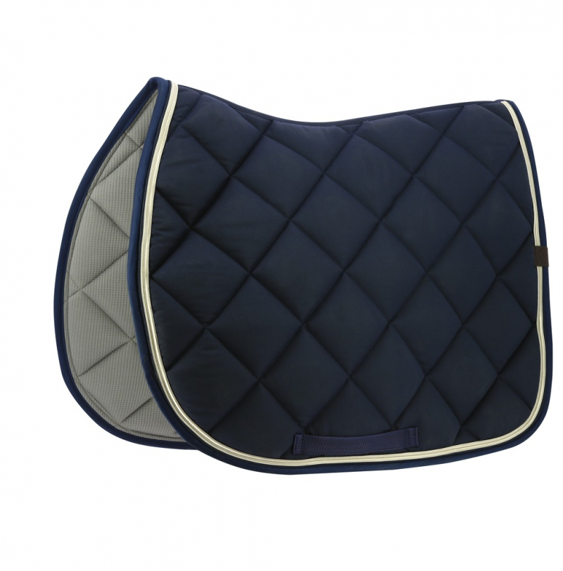 EQUITHEME Manta de montar mixta Classic marina - Talla Caballo