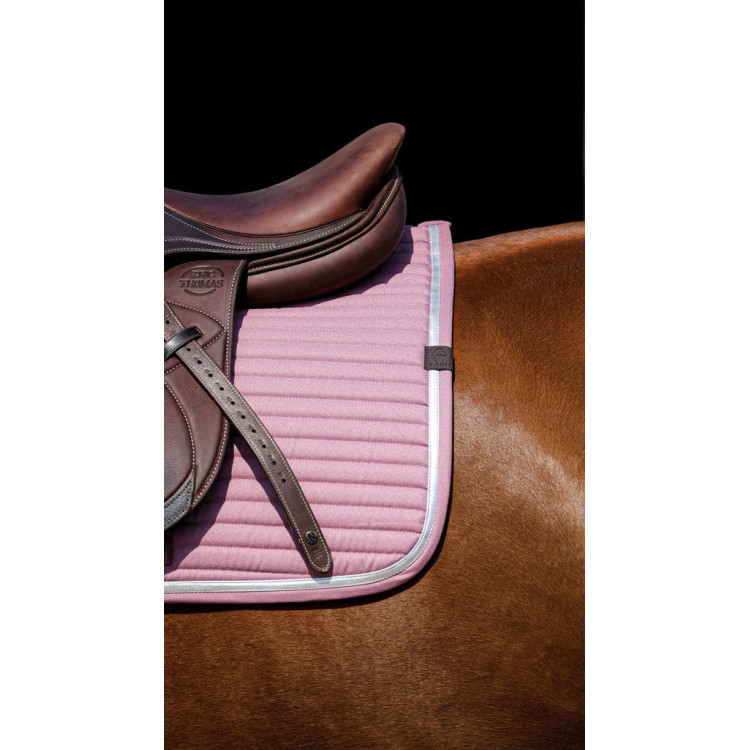 EQUITHEME Tapis de selle mixte Spring rose para caballo