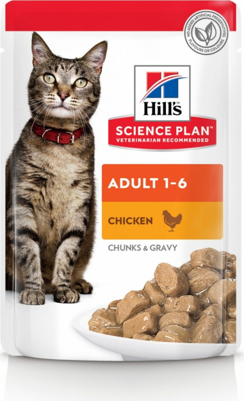 Pâtées HILL'S Science Plan Adult au Poulet pour chat adulte
