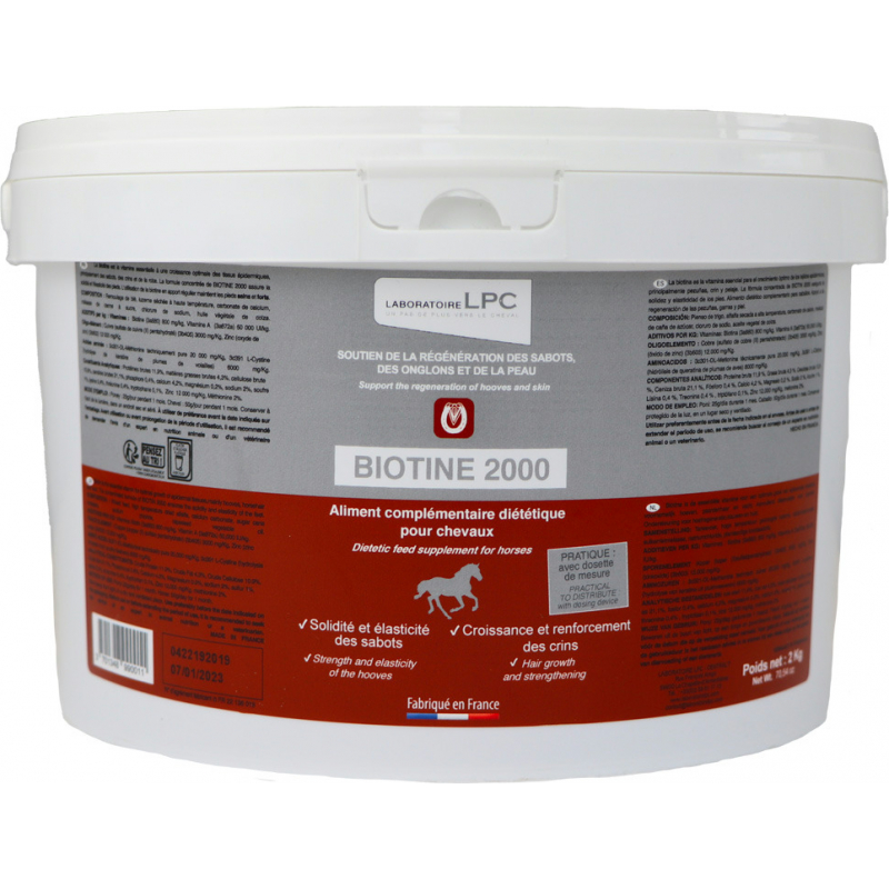 LPC Biotine 2000 Protection cutanée et qualité des phanères - 2kg