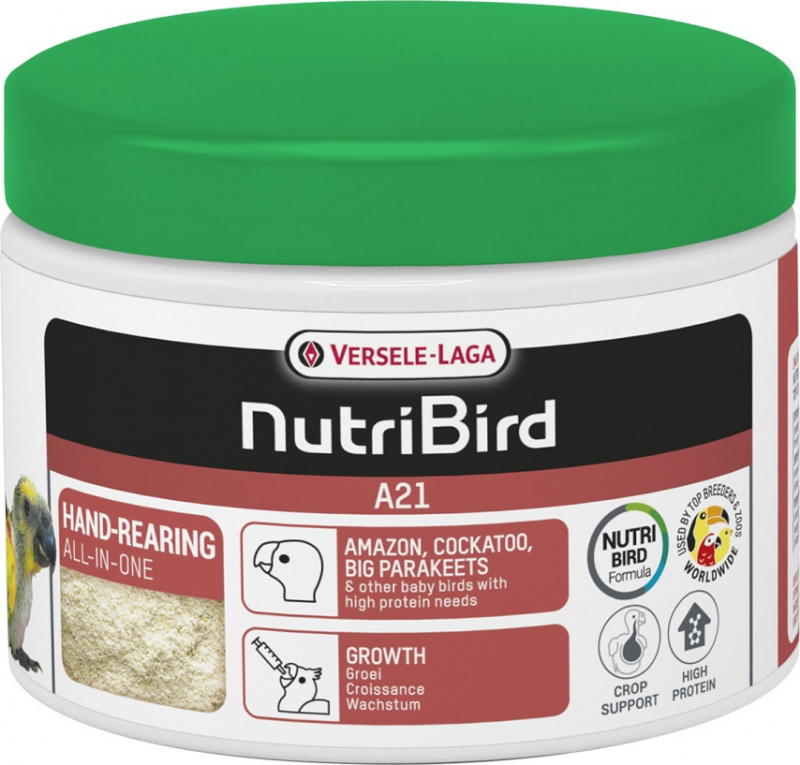 NutriBird A 21 pour l'élevage à la main de toutes espèces d'oisillons