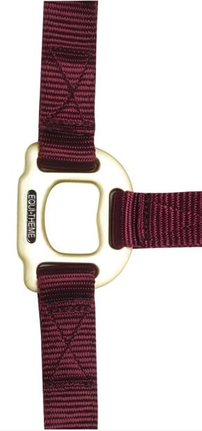 EQUITHEME Halfter Nylon bordeaux - 2 Größen verfügbar