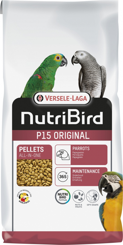 NutriBird P 15 Original compleetvoer voor papegaaien