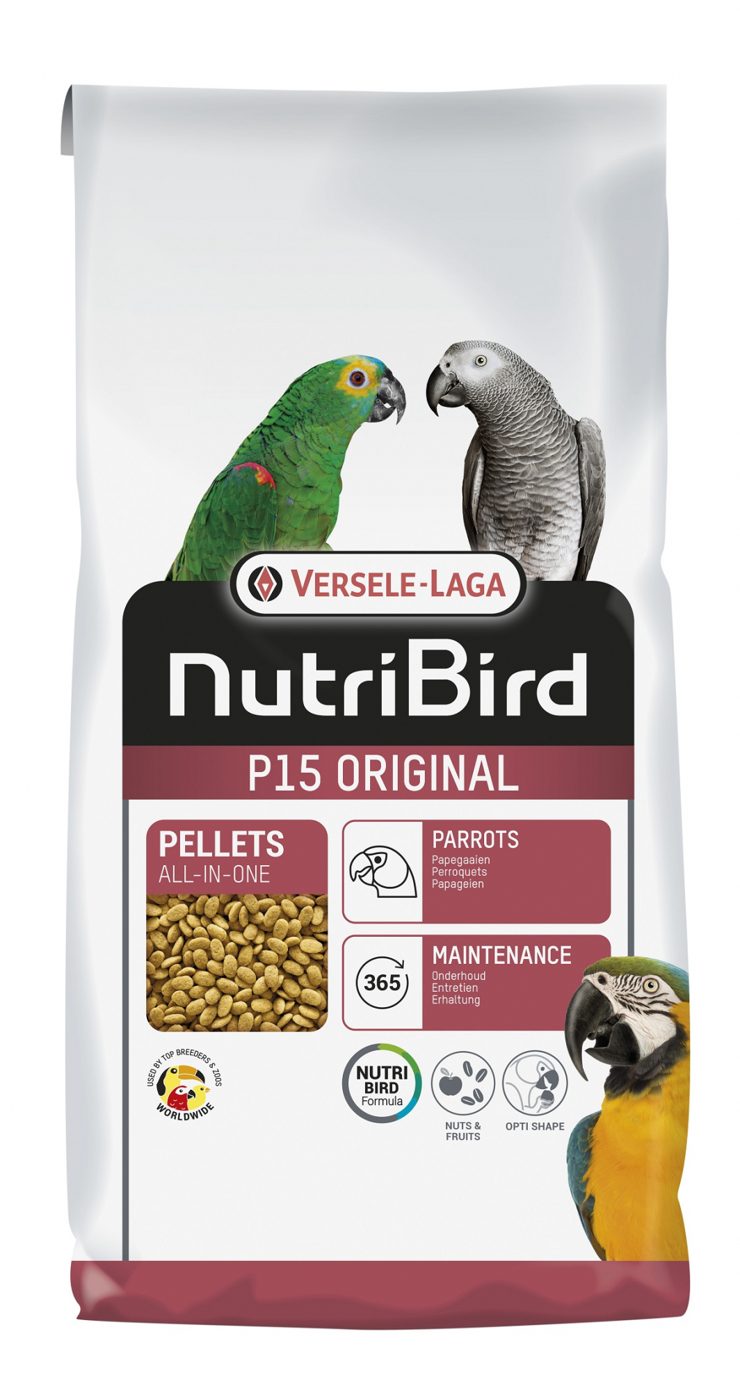 Alimentação para papagaio NutriBird P 15 Original
