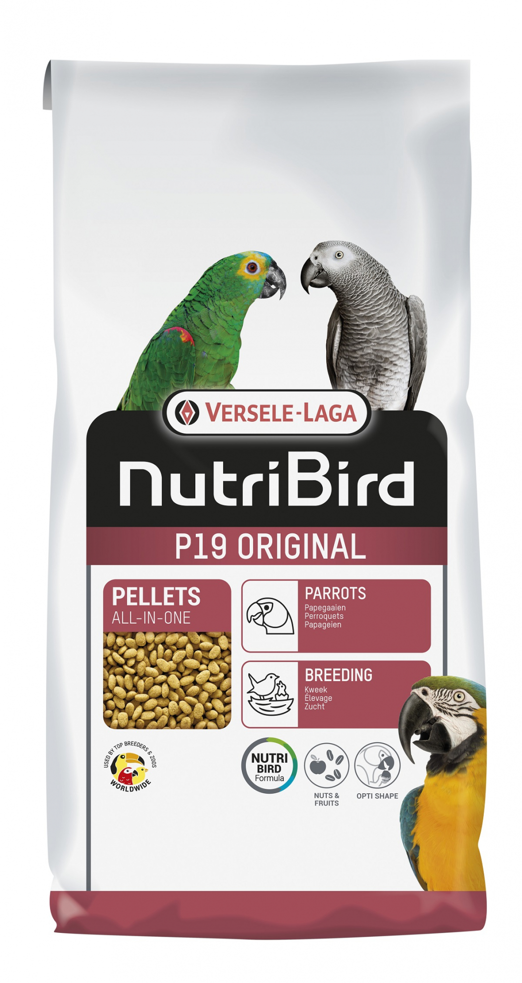 NutriBird P 19 Original ração para criação de papagaios