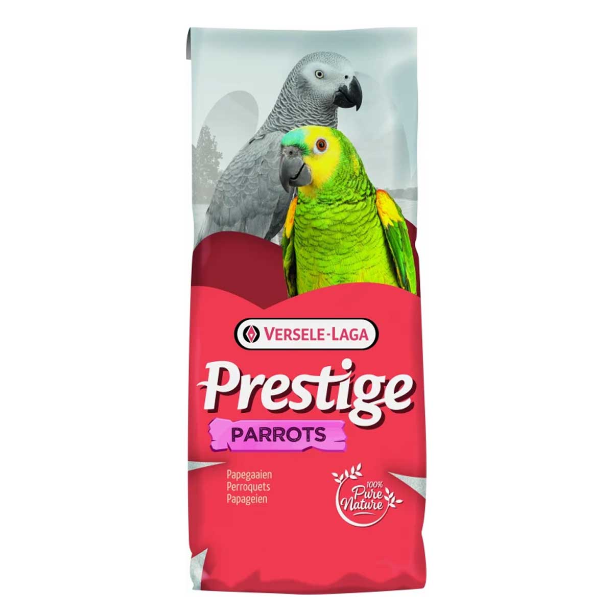 Una bolsa de Prestige Parrots Frutas exóticas para loros