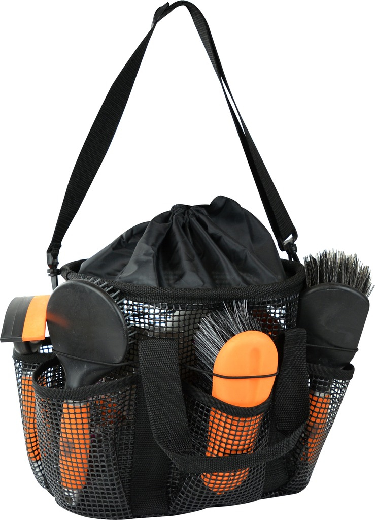 EQUITHEME Sac de pansage Air multipoches negro