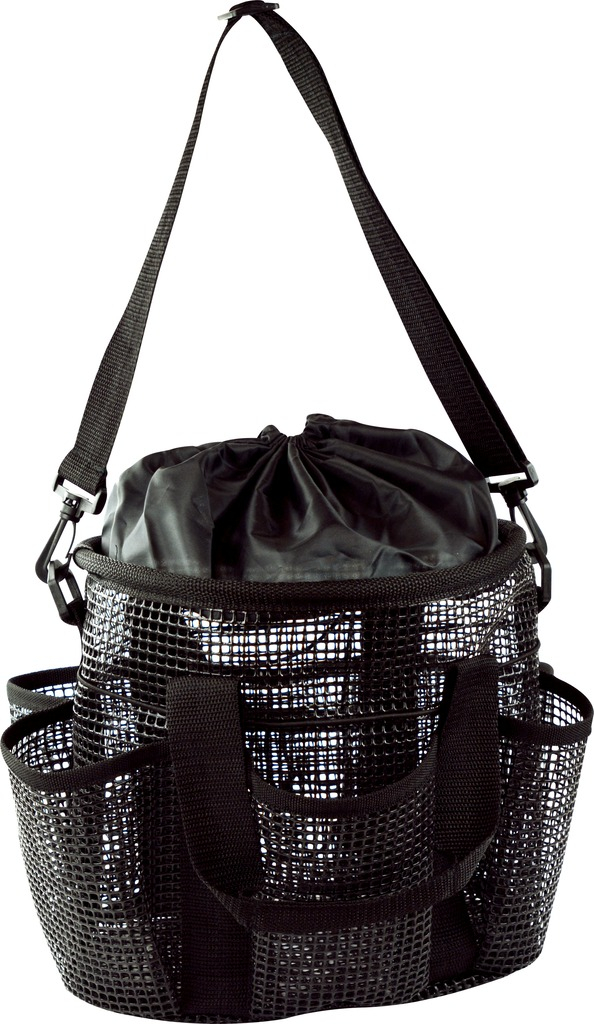 EQUITHEME Sac de pansage Air multipoches noir