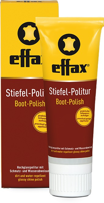 EFFAX Lustrant brillant noir pour bottes d'équitation