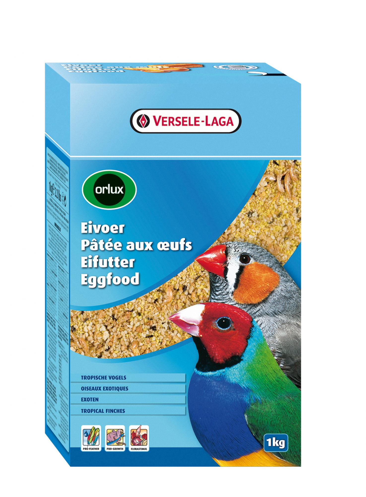 Orlux Pasta de huevo para pájaros exóticos