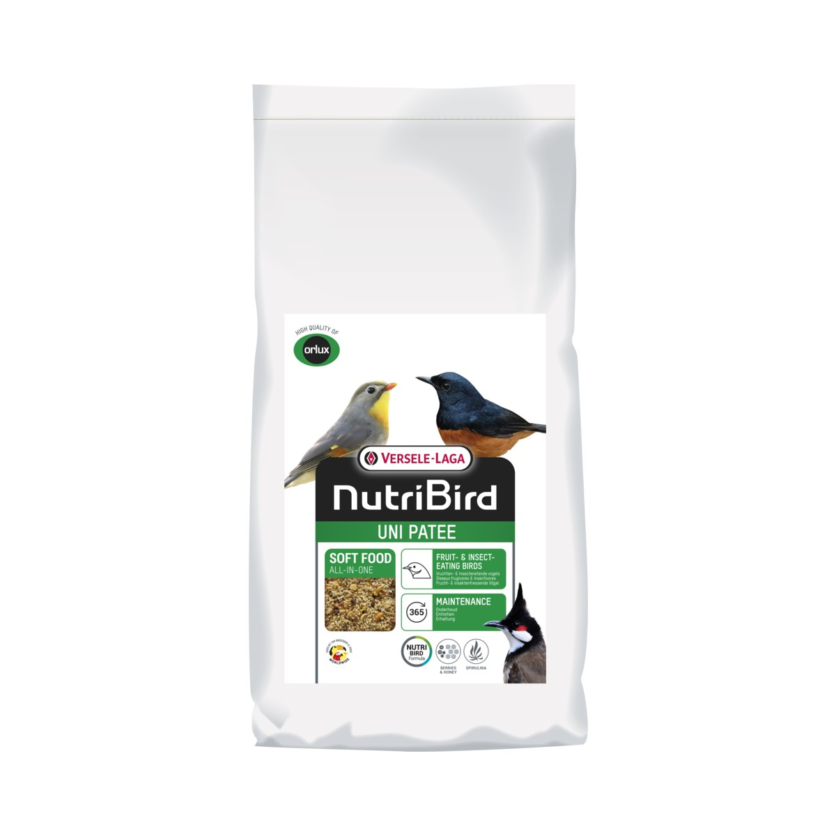 Nutribird Uni pâtée pour les petits oiseaux frugivores et insectivores