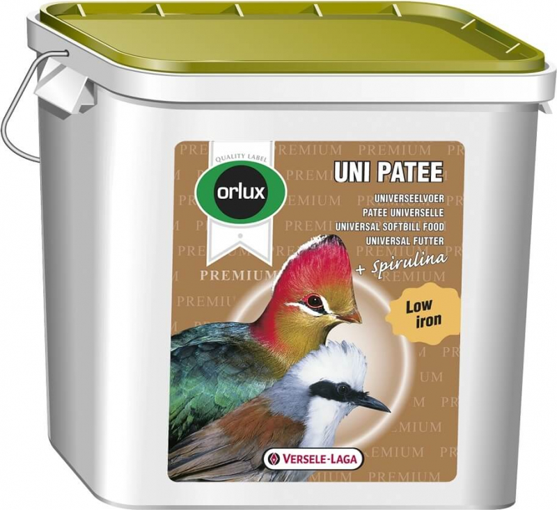 Orlux Uni paté Premium para pájaros frugívoros e insectívoros