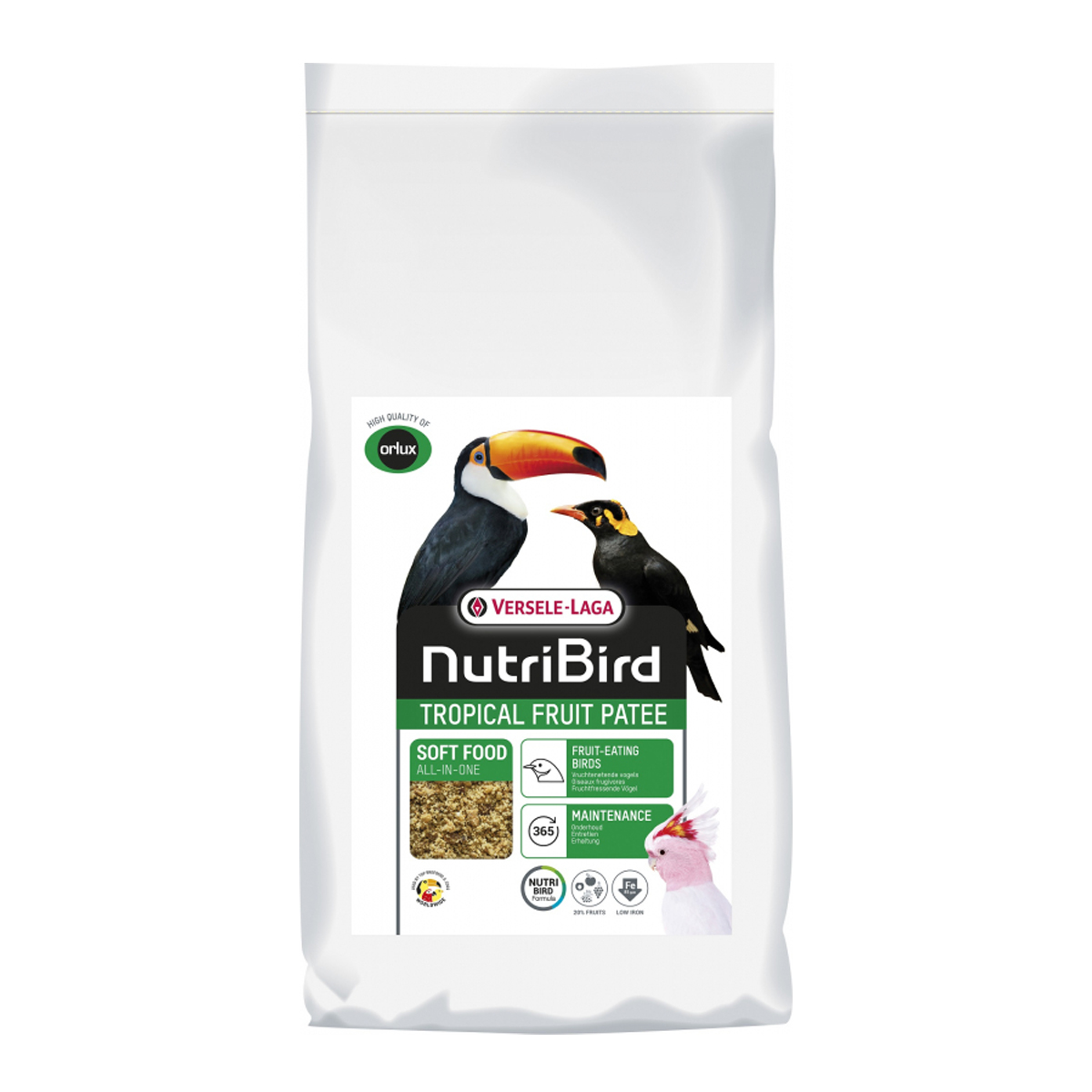 Orlux Tropical Fruit Patee Alimento Premium para pájaros frugívoros