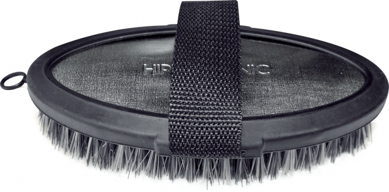 HIPPOTONIC Brosse douce Glossy argentée/noire