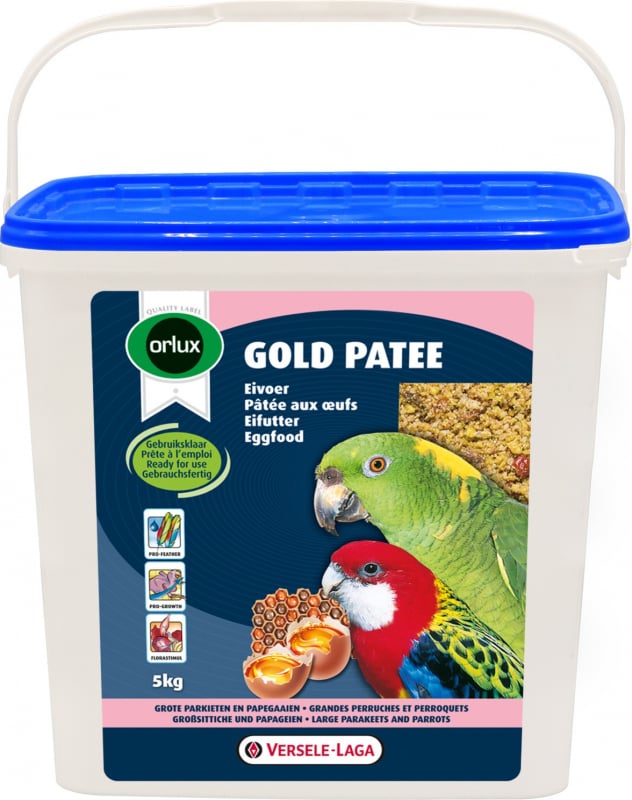 Orlux Gold patê para periquitos grandes e papagaios