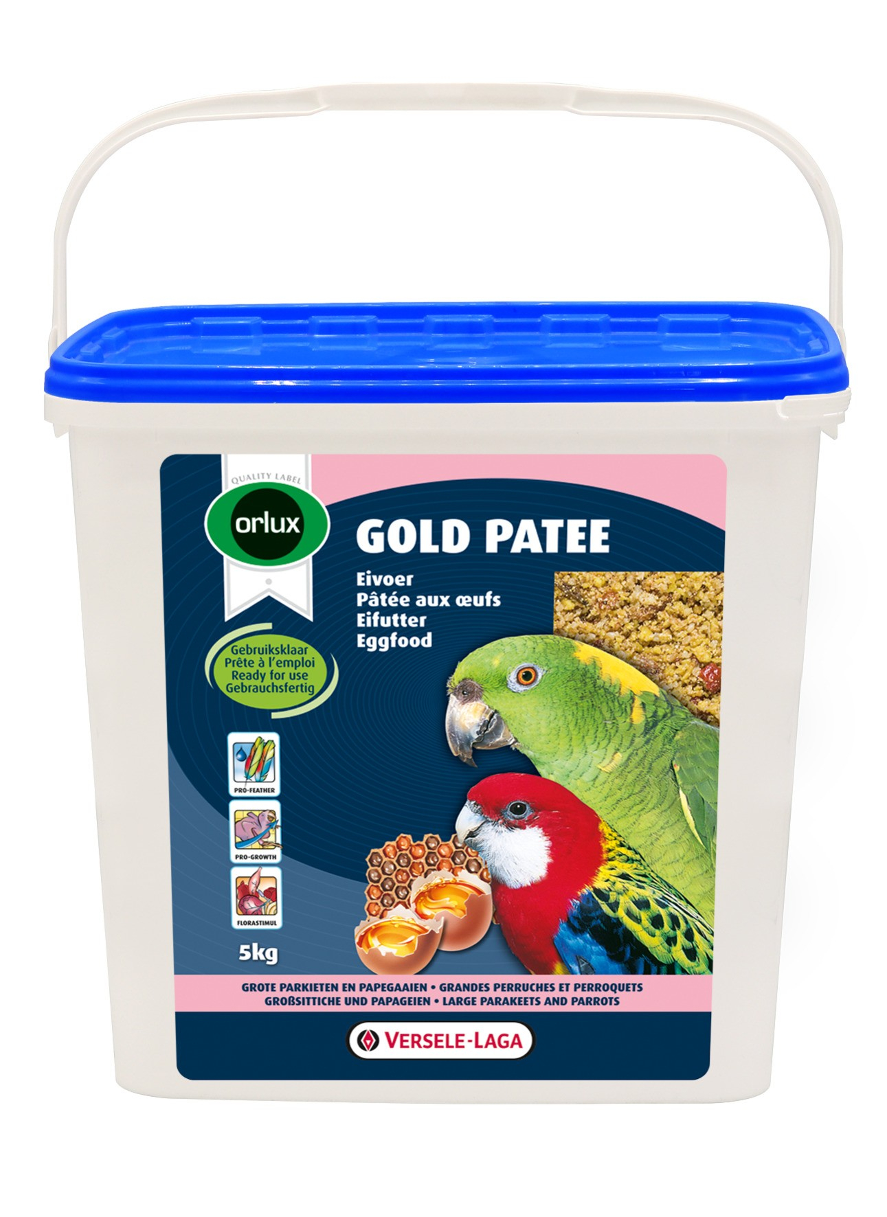 Orlux Gold patê para periquitos grandes e papagaios