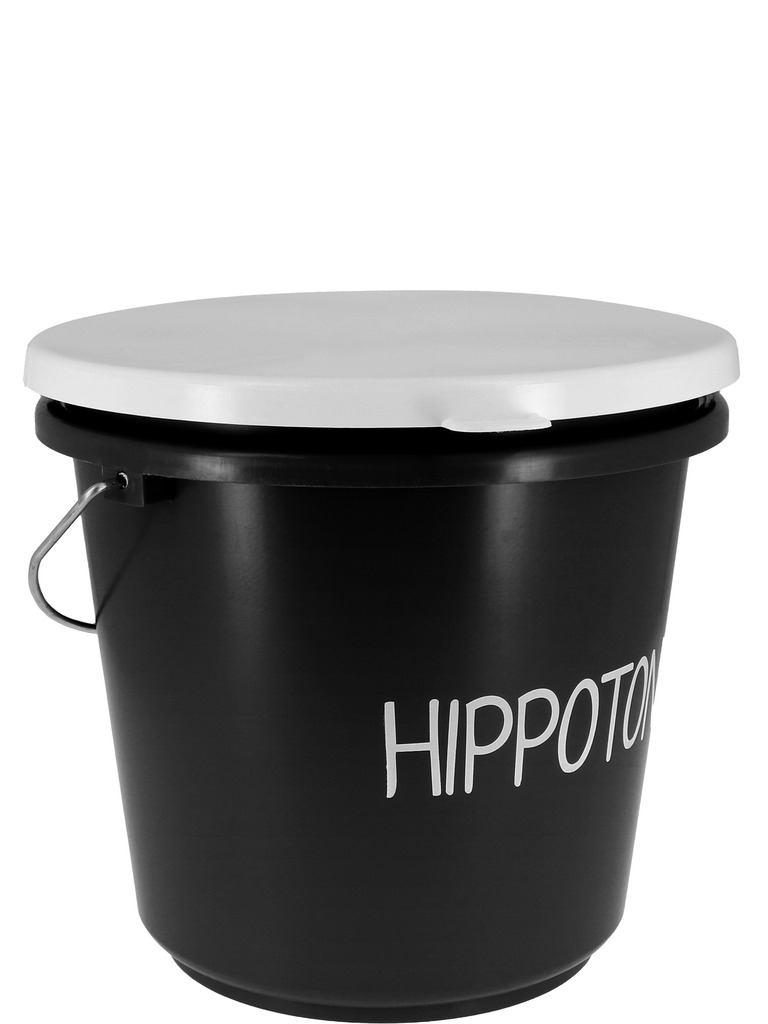 HIPPOTONIC Stallnapf schwarz 5L 