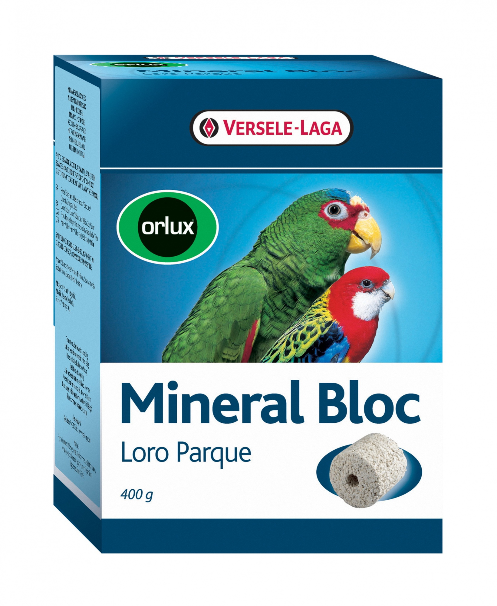 Orlux Mineral Bloc Loro Parque blocco di sali minerali per grandi parrocchetti e pappagalli