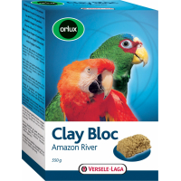 Orlux Clay Bloc Amazon River Blocco di Argilla per pappagalli e grandi parrocchetti