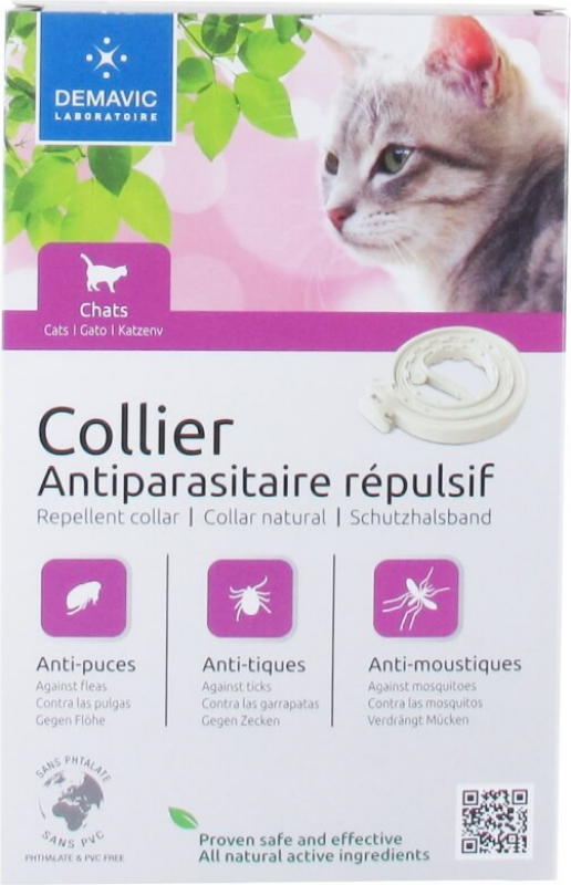Demavic Collier insectifuge pour Chat et chaton