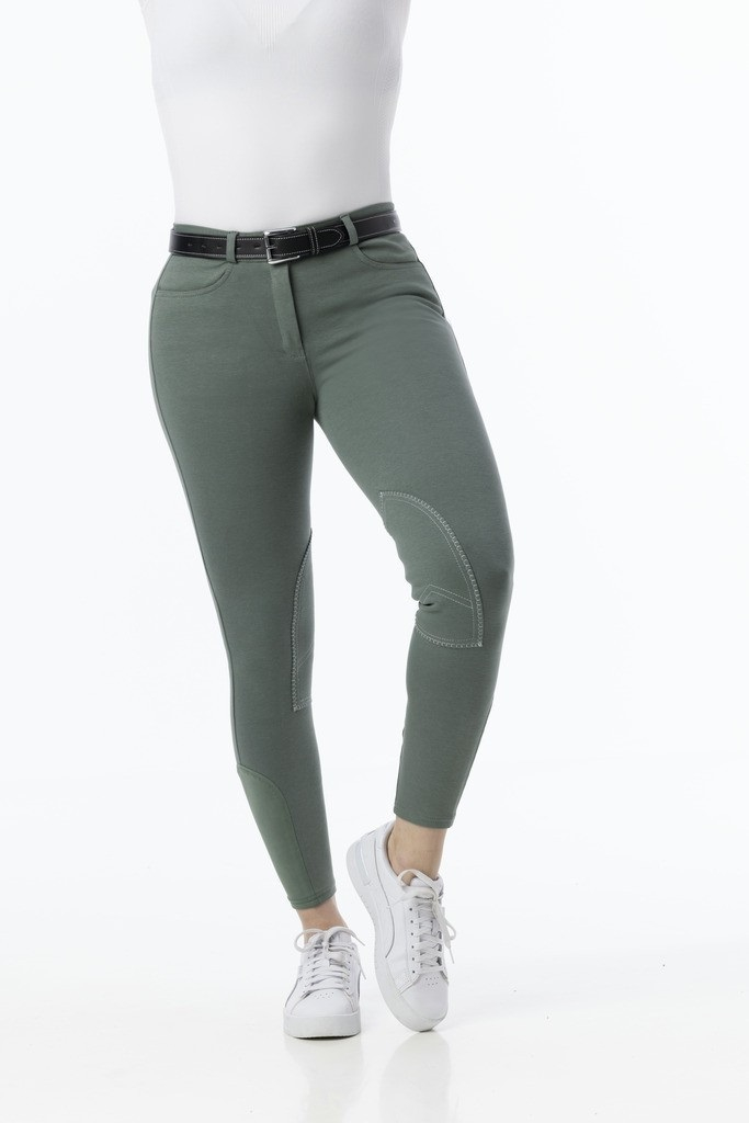 RIDING WORLD Pantalon d'équitation Alexandrie enfant vert / A