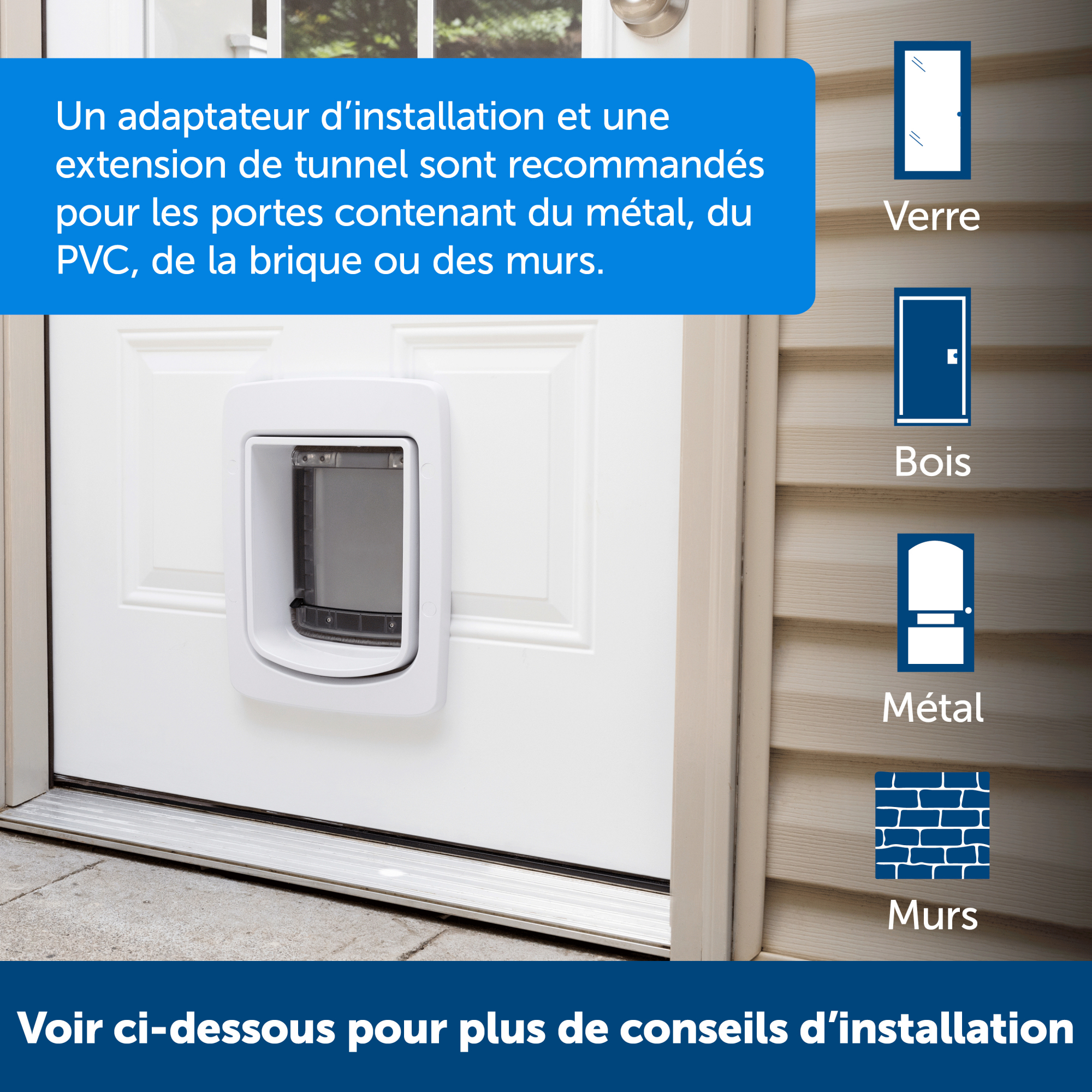 Porte connectée Petsafe SmartDoor pour animaux 