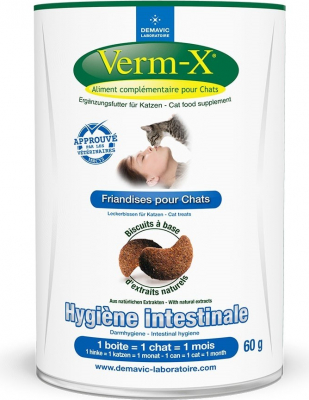 Friandises antiparasitaires pour Chat Verm-X