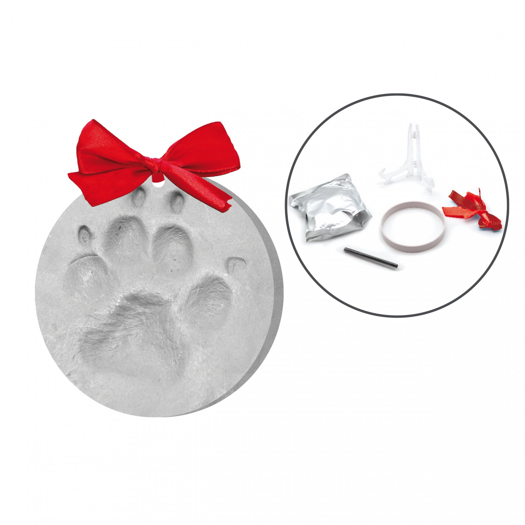 Kit d'empreintes Xmas My paw pour chien