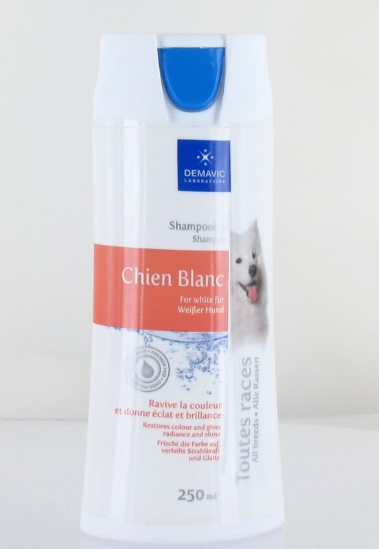 Shampoo per cani dal pelo bianco 250 mL