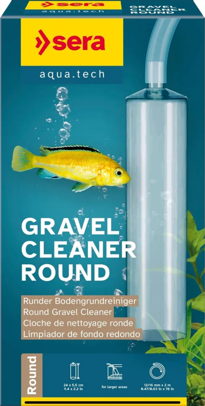 SERA Gravel Cleaner Round aspirateur de fond