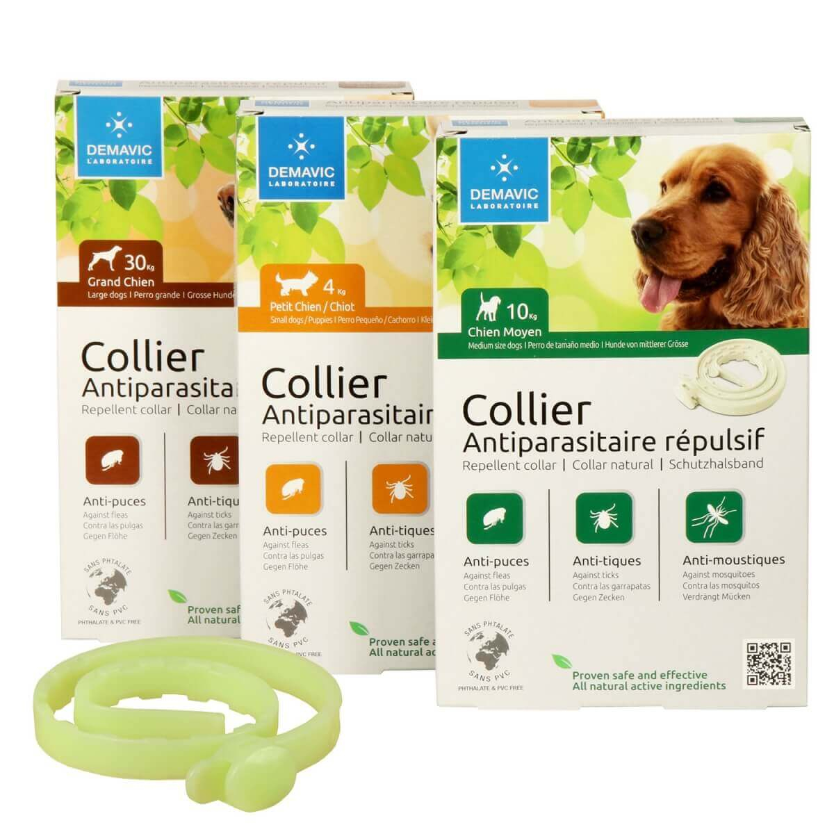 Collier insectifuge pour chien